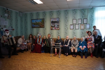 Благотворительный концерт в доме-интернате